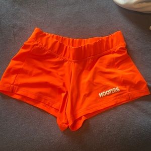 Orange Hooters shorts size XS